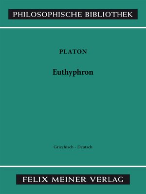 cover image of Euthyphron